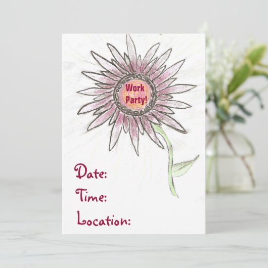 Party Einladungen (Stehend Vorderseite)