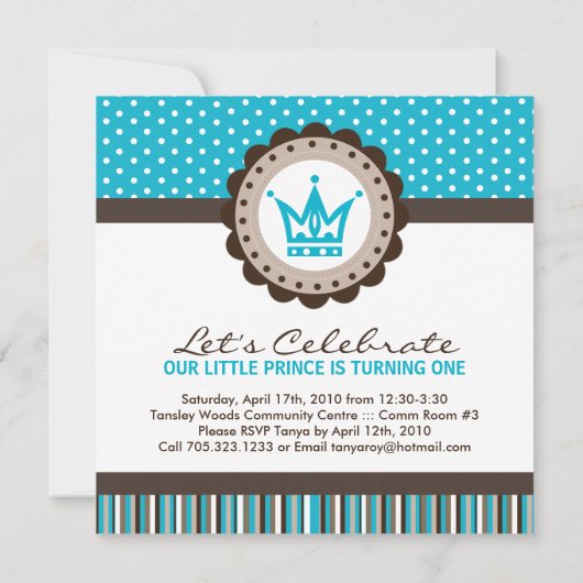 Party Einladungen (Rückseite)