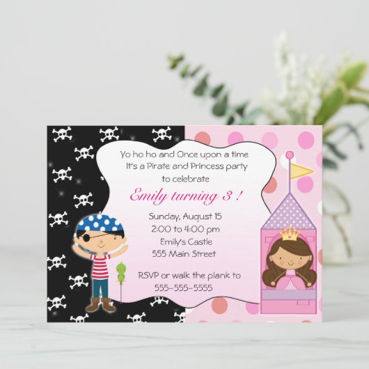 Party Einladungen (Stehend Vorderseite)