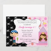 Party Einladungen (Vorne/Hinten)