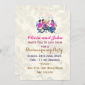 Party Einladungen (Vorne/Hinten)