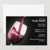 Party Einladungen (Vorne/Hinten)