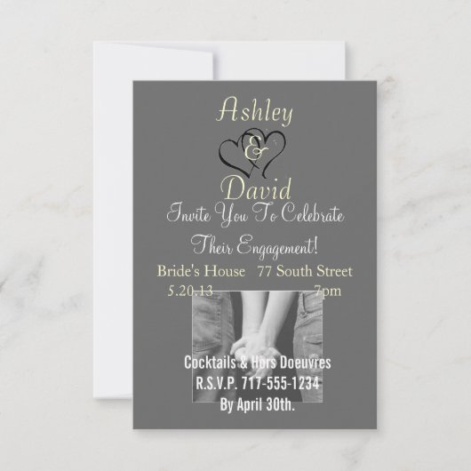 Party Einladungen (Vorderseite)