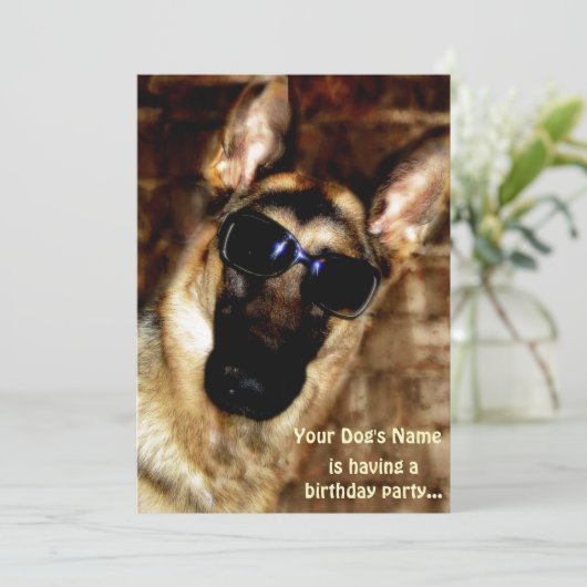 Party Einladungen (Stehend Vorderseite)