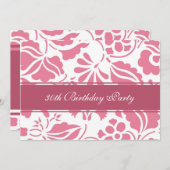 Party Einladungen am 30. Geburtstag (Vorne/Hinten)