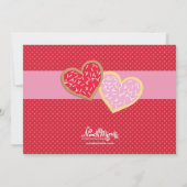 Party Einladungen am Valentinstag (Rückseite)