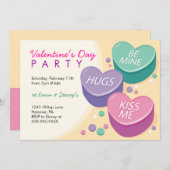 Party Einladungen am Valentinstag (Vorne/Hinten)