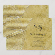 Party Einladungen aus Glam