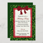 Party Einladungen aus Mistleton und Roten Spitzen (Vorne/Hinten)