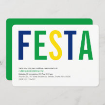 Party: Einladungen: Brasilien: Peruanische Flagge