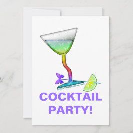 PARTY EINLADUNGEN - BUTTERFLY MARTINI