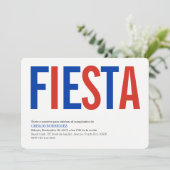 Party: Einladungen: Chile: Chilenische Flagge Einladung (Stehend Vorderseite)