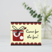 Party Einladungen Damen-Bug Birthday (Stehend Vorderseite)