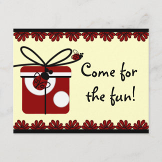 Party Einladungen Damen-Bug Birthday