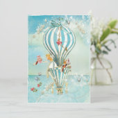 Party Einladungen der Alice im Wunderland (Stehend Vorderseite)