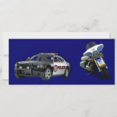 Party Einladungen der Polizeifrau für die zollrech (Rückseite)