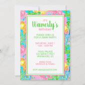 Party Einladungen der tropischen Fische (Vorderseite)