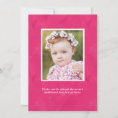 Party Einladungen des 1. Geburtstags (Rückseite)