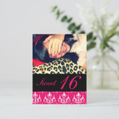 Party Einladungen des Bonbon-16 (Stehend Vorderseite)