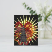 Party Einladungen des Drachentempels (Stehend Vorderseite)