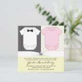 Party Einladungen des Gelbgeschlechts (Stehend Vorderseite)