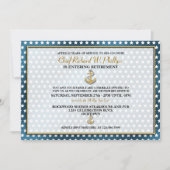 Party Einladungen des Militärruhestands (Vorderseite)