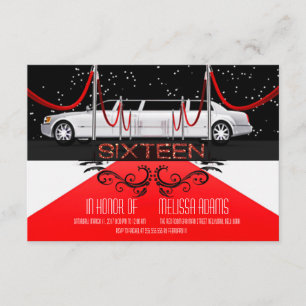 Party Einladungen des roter Teppich-Bonbon-16