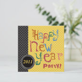 Party Einladungen des Silvesters (Stehend Vorderseite)