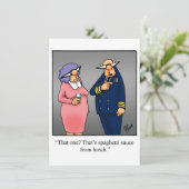 Party Einladungen des Spaßes für das Militärruhest (Stehend Vorderseite)