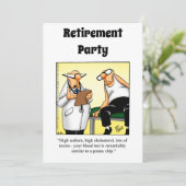 Party Einladungen des Spaßes für die sonnige mediz (Stehend Vorderseite)