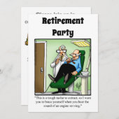 Party Einladungen des Spaßes für die sonnige mediz (Vorne/Hinten)