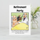 Party Einladungen des Spaßes für die sonnige mediz (Stehend Vorderseite)