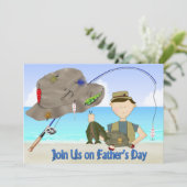 Party Einladungen des Vatertags (Stehend Vorderseite)
