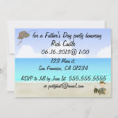 Party Einladungen des Vatertags (Rückseite)