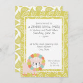 Party Einladungen des weiblichen Geschlechts (Vorne/Hinten)