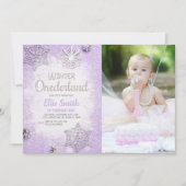 Party Einladungen für das individuelle Winterwunde (Vorderseite)