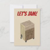 Party Einladungen für den benutzerdefinierten Cajo (Vorderseite)