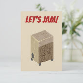 Party Einladungen für den benutzerdefinierten Cajo (Stehend Vorderseite)