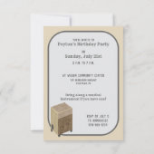 Party Einladungen für den benutzerdefinierten Cajo (Rückseite)