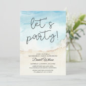 Party Einladungen für die Altersversorgung (Stehend Vorderseite)