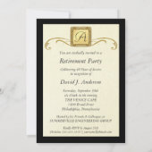 Party Einladungen für die Altersversorgung - Einla (Rückseite)