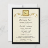 Party Einladungen für die Altersversorgung - Einla (Rückseite)