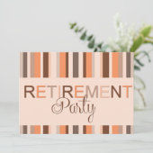 Party Einladungen für die Altersvorsorge (Stehend Vorderseite)