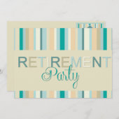 Party Einladungen für die Altersvorsorge (Vorne/Hinten)