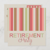 Party Einladungen für die Altersvorsorge (Vorne/Hinten)