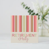 Party Einladungen für die Altersvorsorge (Stehend Vorderseite)