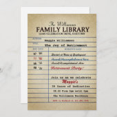 Party Einladungen für die biblische Altersvorsorge (Vorne/Hinten)