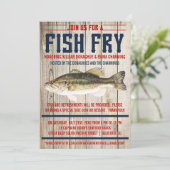 Party Einladungen für die Fischerei (Stehend Vorderseite)