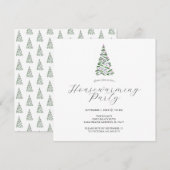 Party Einladungen für die häusliche Erwärmung Mode (Vorne/Hinten)