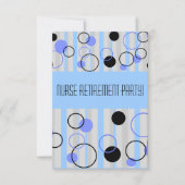 Party Einladungen für die Krankenversicherung Retr (Vorderseite)